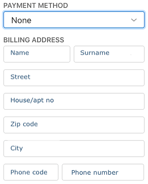 payment settings